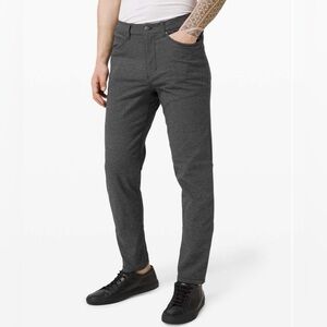 Lululemon ABC Pant Slim *Tech Canvas – Heathered Black – 30 x 29